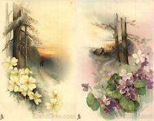 Flowers Lot of 2: Tuck's Art Series Tuck Antique Postcard Vintage Post Card picture