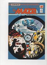 The Maze Agency #3, Adam Hughes Cover & Art, NM 9.4, 1st Print,1989,Comico,Scans picture