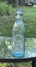VERY RARE, Oak Brewery, New Haven, Conn., Blob Top Beer Bottle With Closure picture
