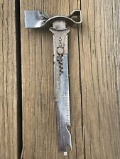 Vintage American Jenkins Multitool Combination Patent 15 TOOLS IN ONE Corkscrew picture
