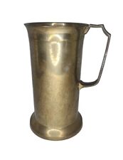 Vintage Brass Beer Mug Stein with Handle picture