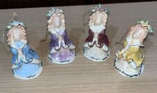 Set of 4 Blue Sky Clayworks, Angel Ornaments by Heather Goldminc picture