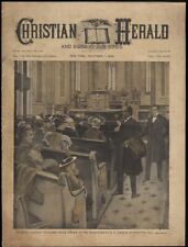 CHRISTIAN HERALD 12/7 1898 President McKinley lighthouses India orphans + picture