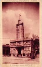 Paris 1931 Colonial Exposition - Protestant Mission Pavilion - old postcard picture