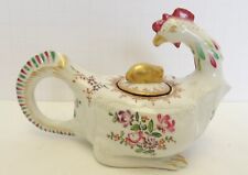 Rare 1760s Ducal Ludwigsburg Porcelain Figural Rooster Ink Stand picture
