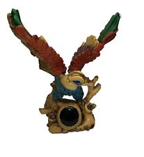 Mexican Maya Aztec Eagle Sculpture Onyx Stone & Gems  Nice picture