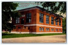 Deland Florida Postcard Cummings Gymnasium Tennis Courts University 1910 Vintage picture