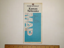 1983 Rand McNally Kansas Nebraska Travel Road Map picture