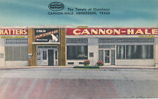 Scarce Unmailed linen Cannon Hale cleaners Henderson Texas TX #552 picture