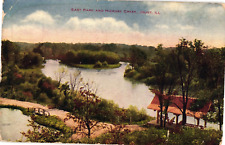 East Park and Hickory Creek Joliet  IL c1910 Divided Unused Postcard picture