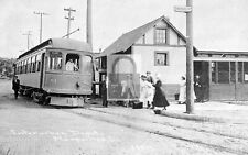 Interurban Trolley Streetcar Station Depot Marseilles Illinois IL - 8x10 Reprint picture