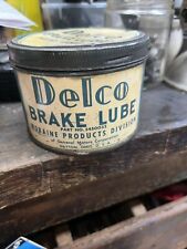 Rare Vintage Delco Brake Lube Can Moraine Products Dayton Ohio picture