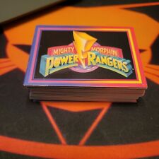1994 MIGHTY MORPHIN POWER RANGERS SERIES 1 72-CARD BASE SET TRADING CARDS  picture