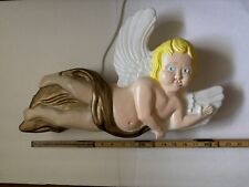 Union Products Don Featherstone Valentines Cupid Angel Cherub Blow Mold W/ Light picture