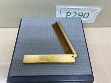 Vintage Foldable Comb Fold Down Gold Tone Folding picture