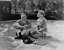 1920s MARY PICKFORD & DOUGLAS FAIRBANKS Candid Poster Photo 13x19 picture