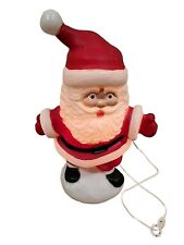 Vintage TPI Plastics Singing Lighted Santa Blow Mold -  22