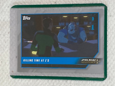 2019 Topps Star Wars Resistance Silver Parallel NM /25 #75 Killing Time at Z's picture