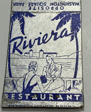 Pin Up Riviera Restaurant Matchbook San Francisco California picture