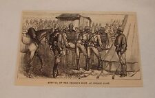 1879 magazine engraving ~ ARRIVAL OF NAPOLEON IV'S BODY picture