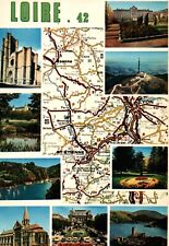 Postcard France Loire 42 Map Buildings Landscapes  picture