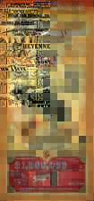 WYOMING Cheyenne Frontier Days Rodeo poster Bob Coronato vintage cowboy signed picture