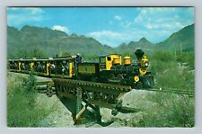 Old Tucson AZ-Arizona, Desert Woodburner Train Vintage Souvenir Postcard picture