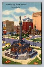 Cleveland OH-Ohio, Soldiers' & Sailors' Monument, Antique Vintage Postcard picture
