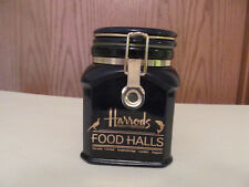 HARRODS Knights Bridge Food Halls Canister Coffee/Tea Blue picture
