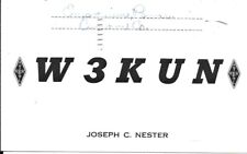 QSL 1957 Emporium PA      radio card picture