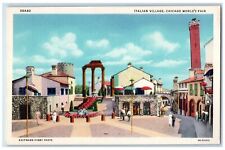 c1940's Italian Village Chicago World's Fair Scenes Chicago Illinois IL Postcard picture
