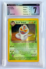 Team Rocket  Dark Arbok Holo 2/82 PGS Graded 7 Original Pokemon Card 2000 picture