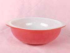 Vintage PYREX Flamingo Pink 2Qt Round Casserole Dish Bowl 024 Retro Kitsch 🦩 picture