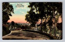 Los Angeles CA-California, Driveway In Elysian Park, Antique, Vintage Postcard picture