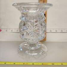 PARTYLITE #P7405 SALZBURG 24% LEAD CRYSTAL CANDLE HOLDER / 3 PC STACKABLE / NIB picture