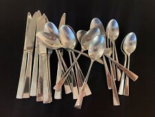 Mikasa Stainless Flatware LUCIA Pattern. 22 Pieces. picture