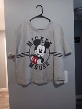 Disney ASOS Tshirt / Mickey Mouse Cropped Style - Women's Size 14 Large picture