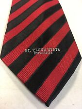 NWT St. SAINT CLOUD University TIE Minnesota HUSKIES 100% Silk Necktie  picture