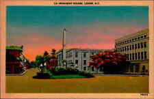 Postcard: L2:-MONUMENT SQUARE, LENOIR, N.C. picture