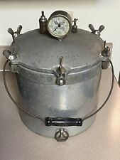 Antique National Eau Claire Wis Northwestern Steel & Iron Works Pressure Cooker picture