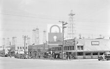 Street View Blackstone Cafe Oil Derricks Kilgore Texas TX Reprint Postcard picture