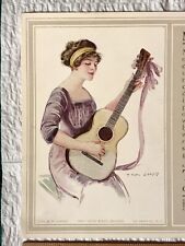Beautiful 1911 Earl Christy Calendar “THE PENINSULA TRUST” Salisbury, Maryland picture