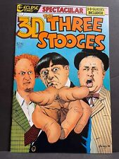 3-D Three Stooges #1 w/Glasses 3-D 1986 NM High Grade Eclispe Comic picture
