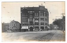 1906-15 Haverhill Ma Rppc Lafayette Square Market Pharmacy Real Photo Postcard picture
