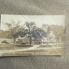 Mansion House Poland Springs, South Poland, Maine Vintage RPPC Unposted picture