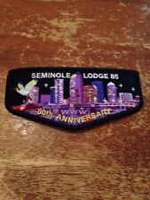 Seminole Lodge #85 80th Anniversary Downtown Tampa Night Scene Flap 60E-K6 picture
