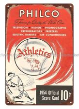 1954 baseball 's-Orioles Program metal tin sign home decor art picture