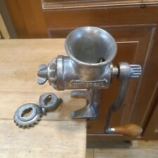 Vintage Universal Food And Meat Chopper Grinder No. 1 Made In USA Wooden Handle  picture
