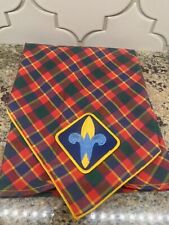 BSA Cub Scouts Webelos Embroidered Scarf Neckerchief 1960s picture