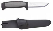 Mora Robust Fixed Blade Knife Black Gray Handle High Carbon Steel Plain 12249 picture